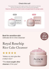 Arencia - Fresh Rosehip Rice Mochi Cleanser 120g